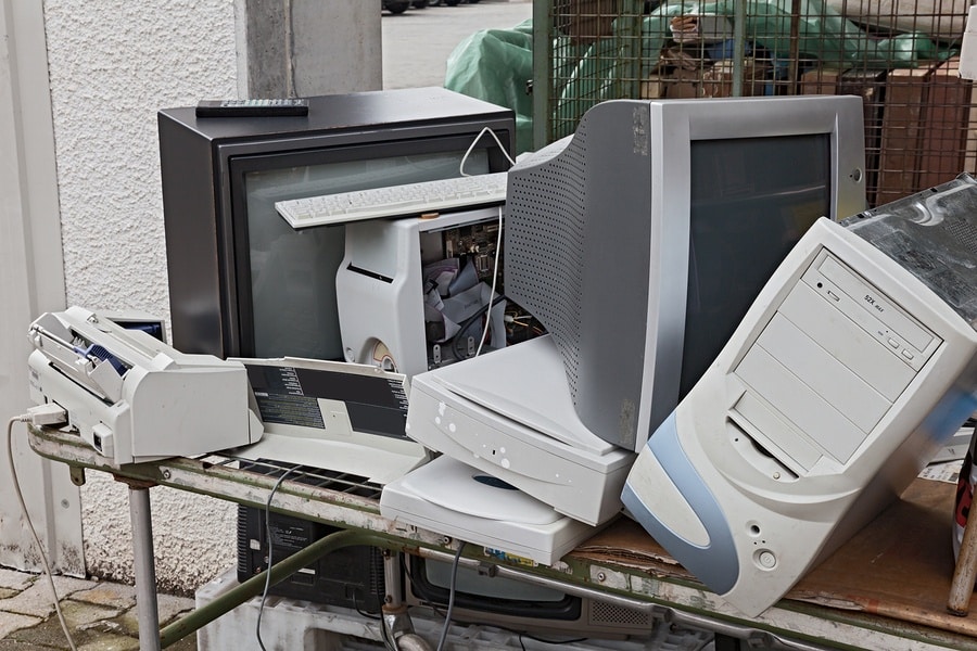 Computer Recycling Near Me Secure E Cycle   Bigstock Electronic Waste 56196683 1 